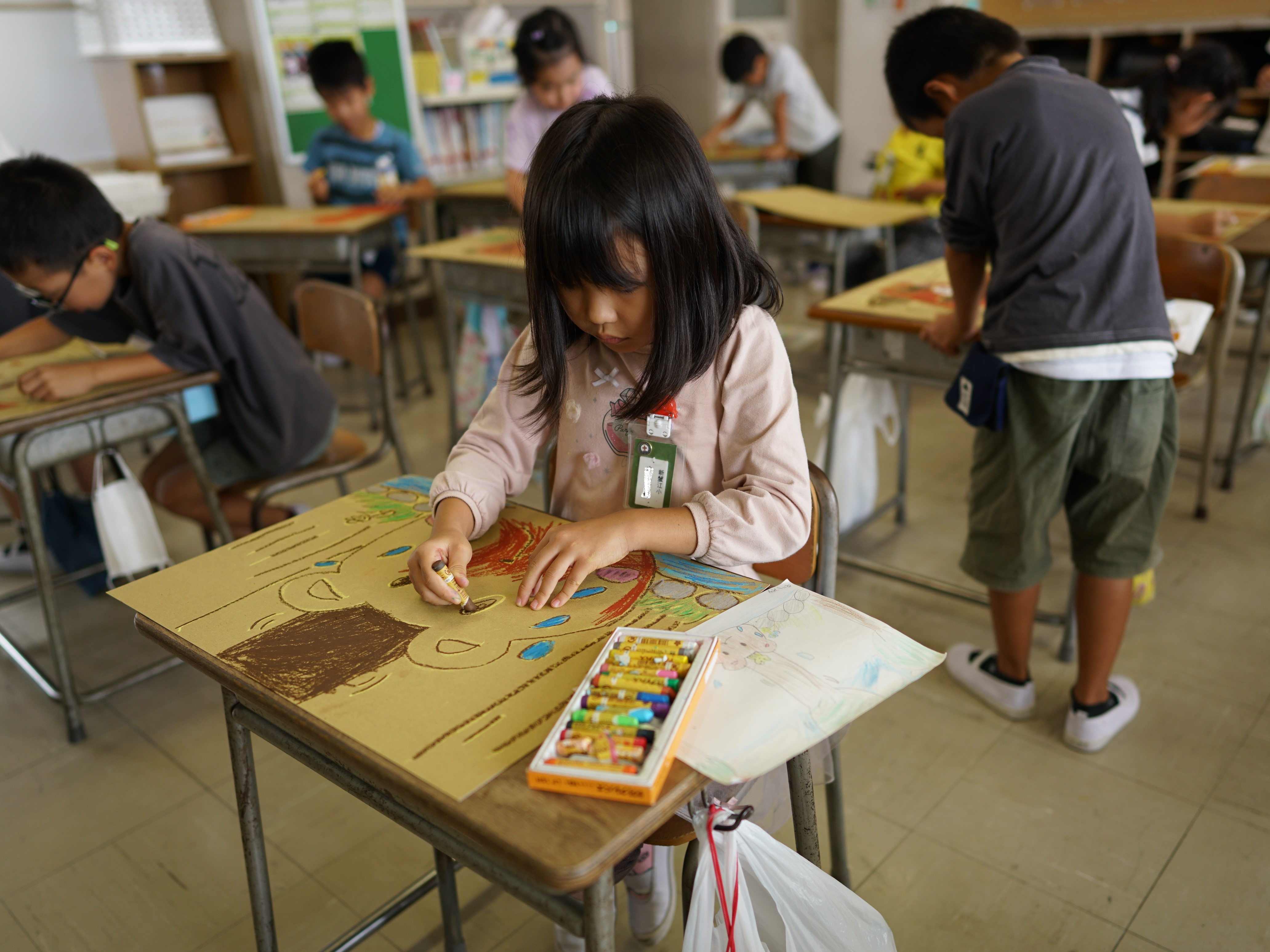 ２年生 見て 見て おはなし(読書感想画)